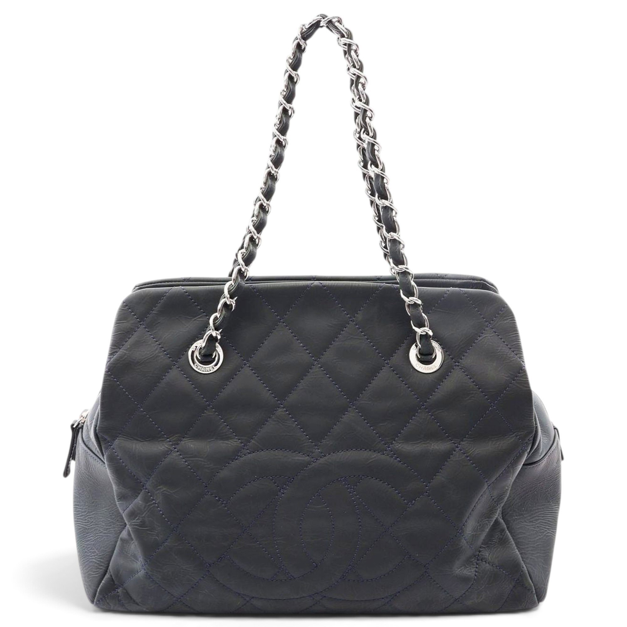 Leather tote