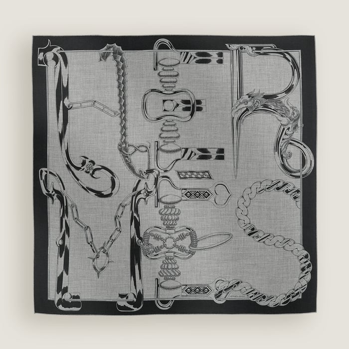 Hermès Metallique Scarf 100