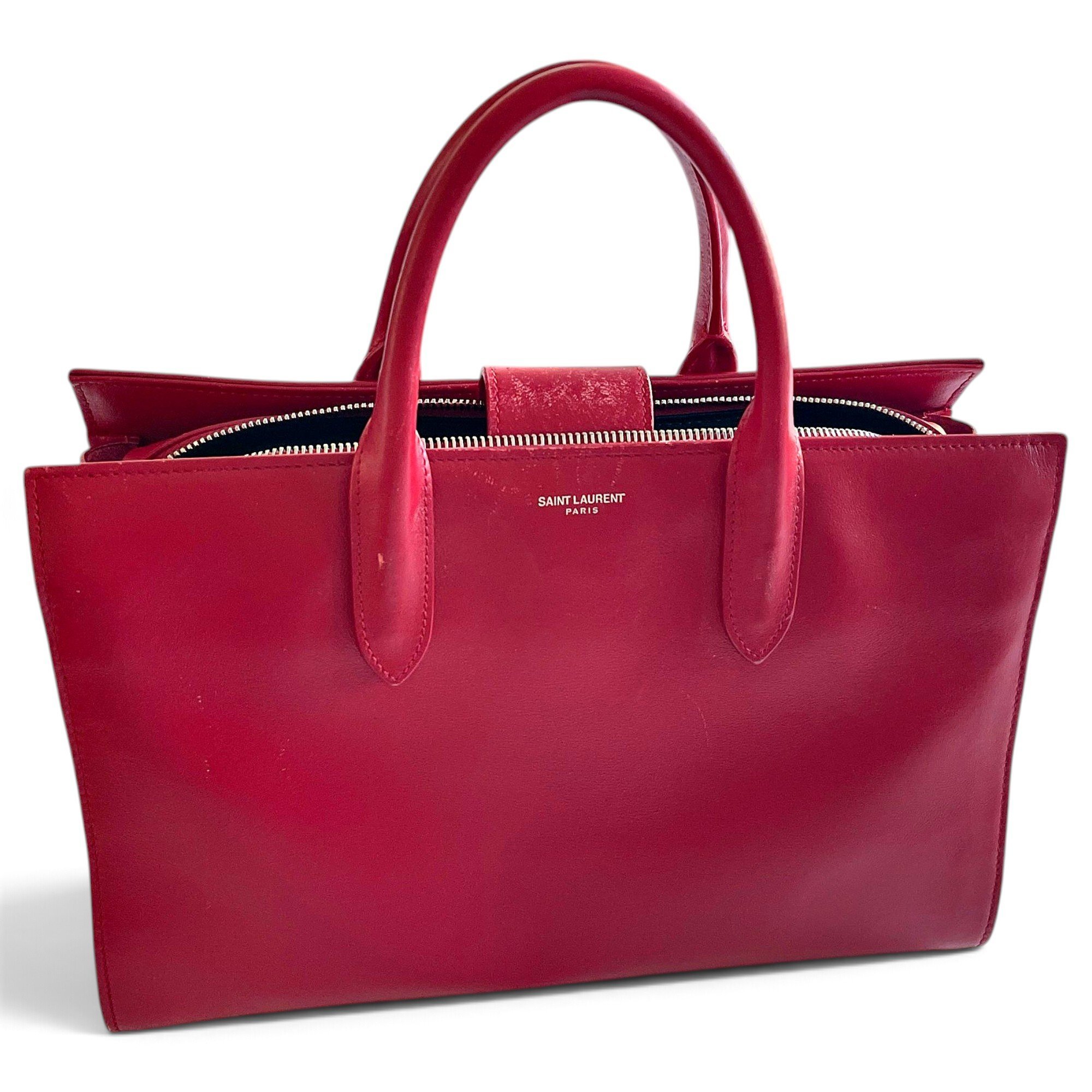 Downtown leather tote