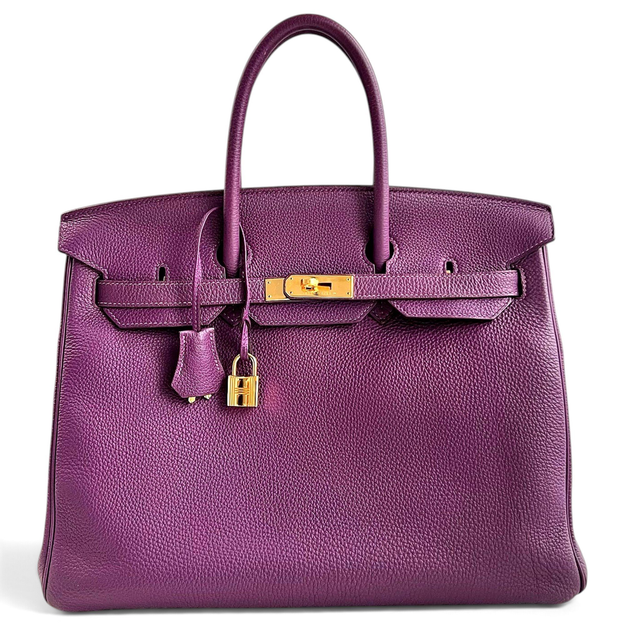 Birkin 35 leather handbag
