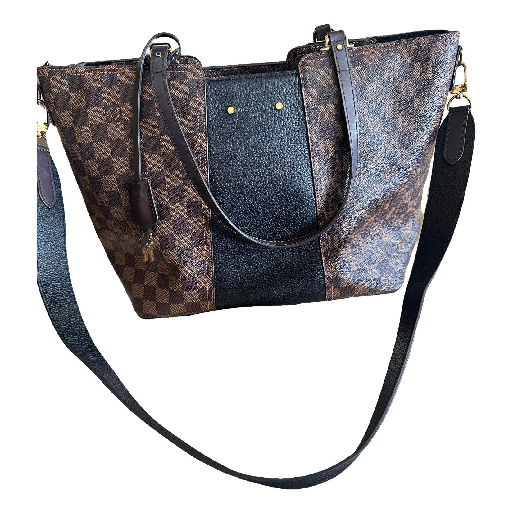 Jersey leather handbag