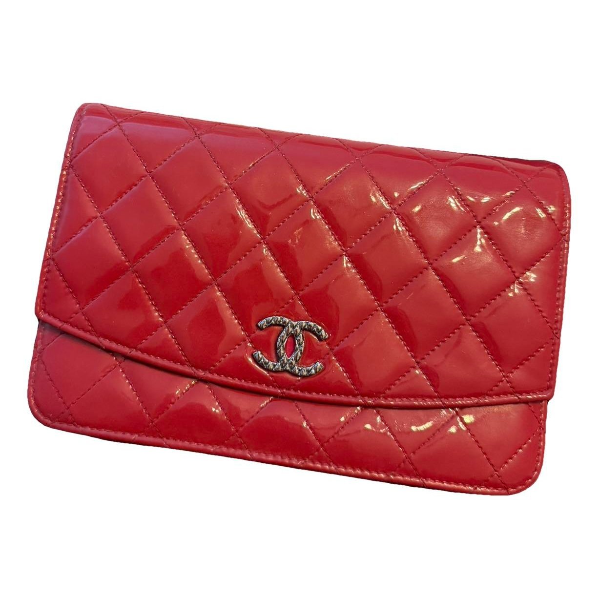 Wallet On Chain Timeless/Classique patent leather crossbody bag