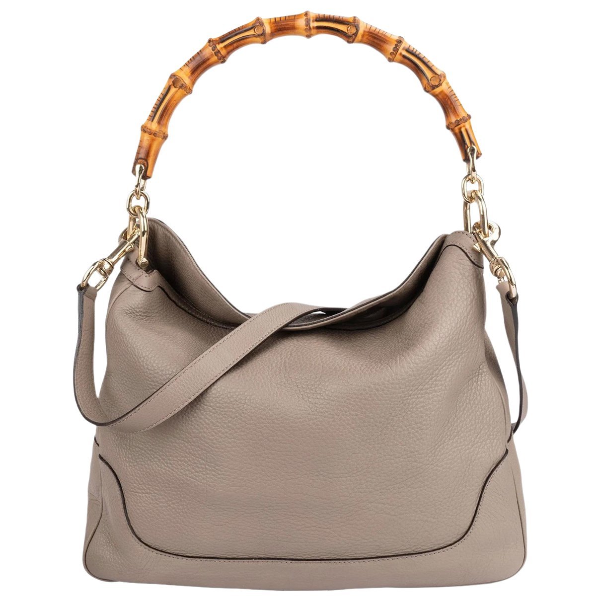 Bamboo leather handbag