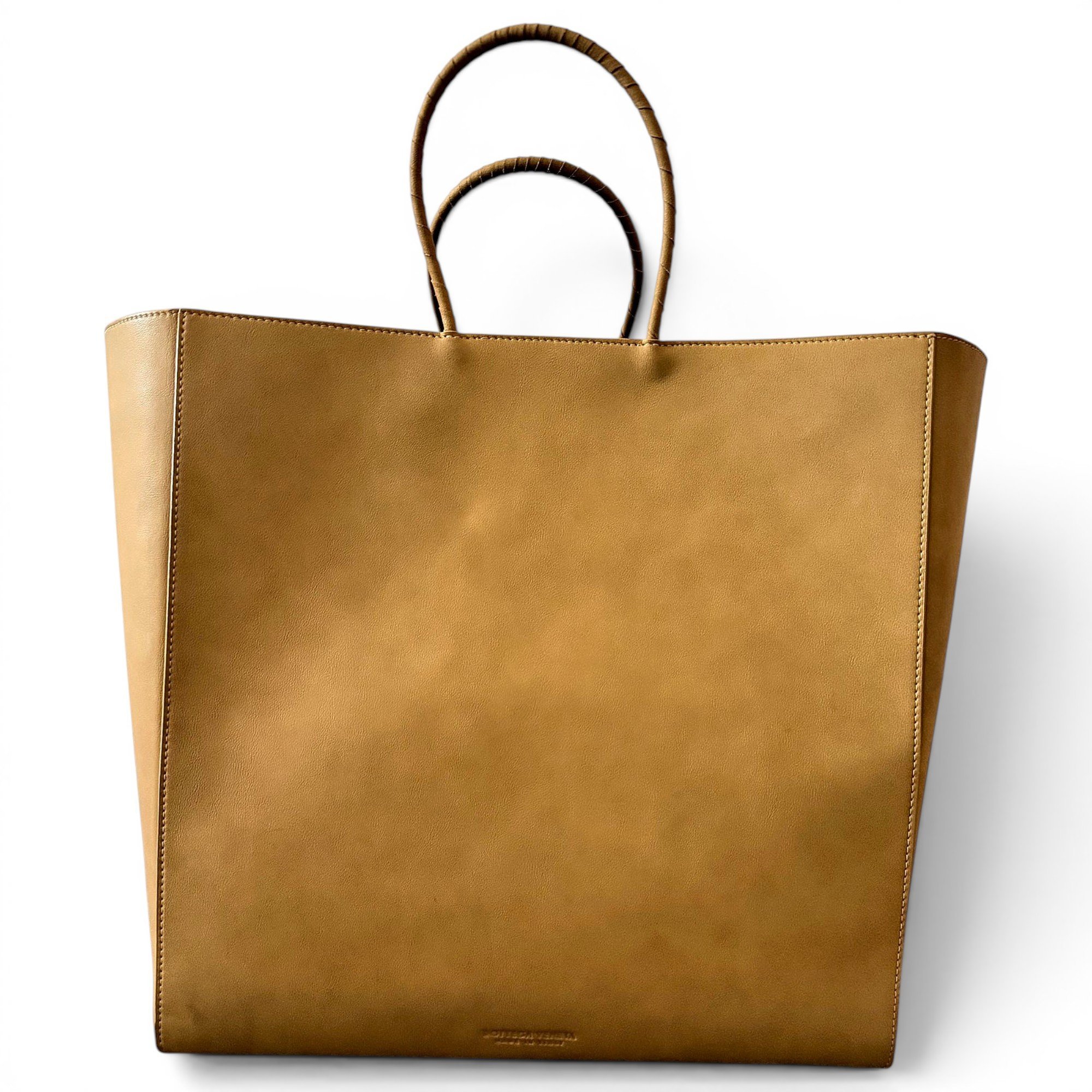 Leather tote