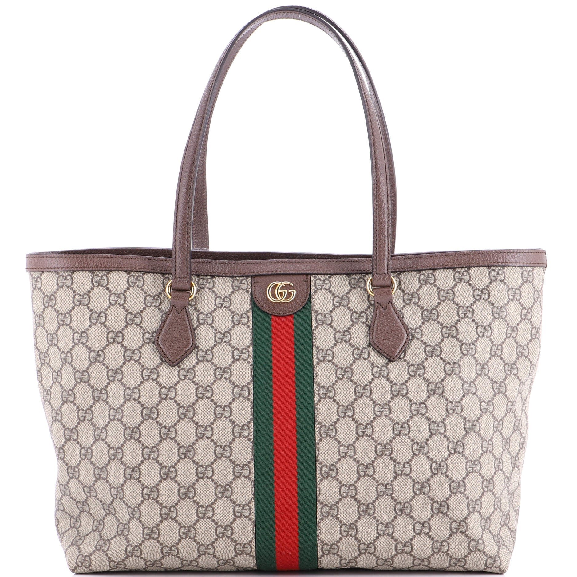 Gucci Ophidia Shopping Tote GG Coated Canvas Medium