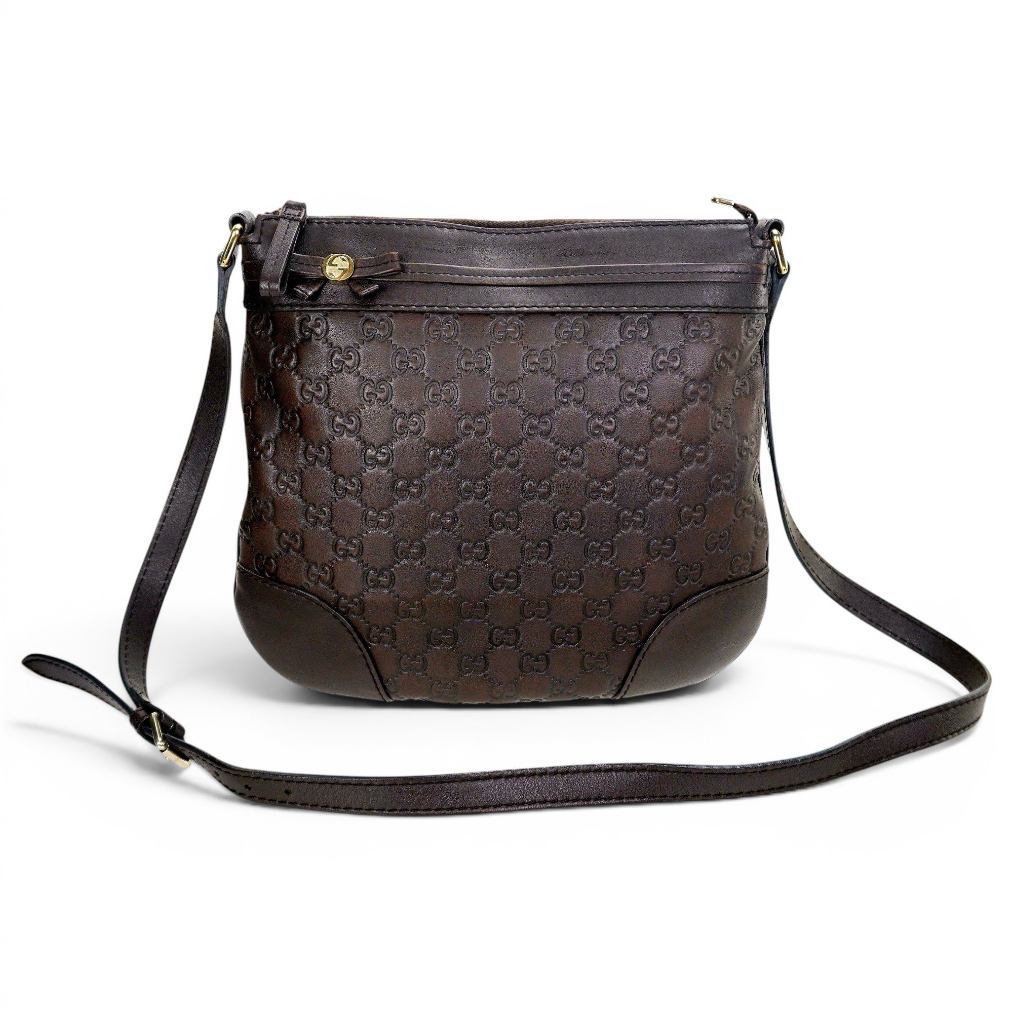Leather crossbody bag