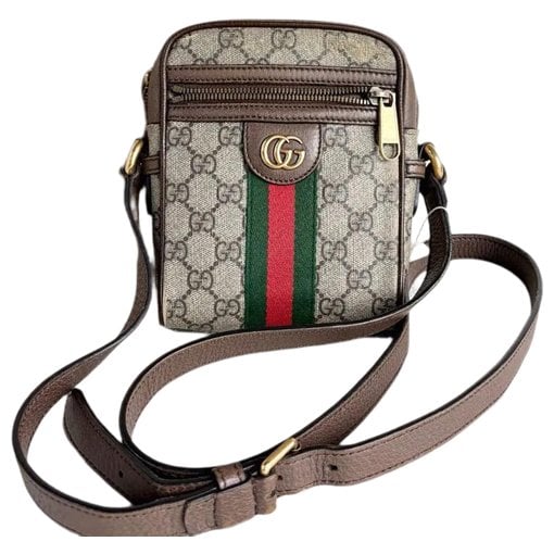 Vinyl crossbody bag