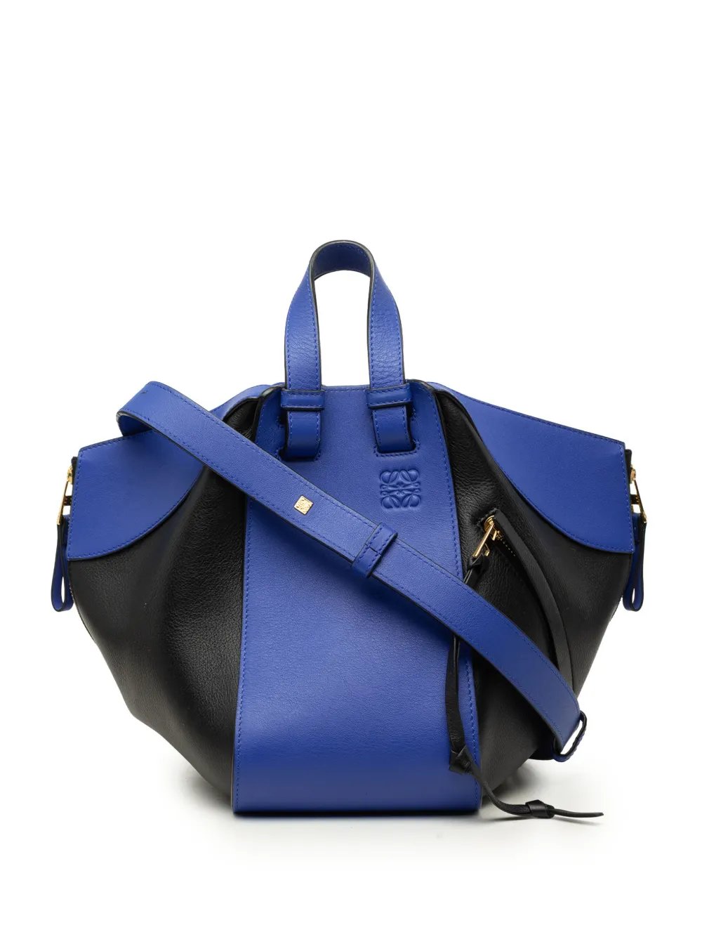 2017 Small Bicolor Calfskin Hammock satchel