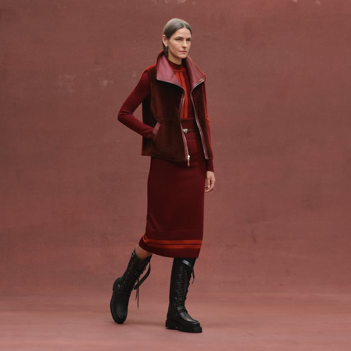 Rouge H Reversible Sleeveless Jacket