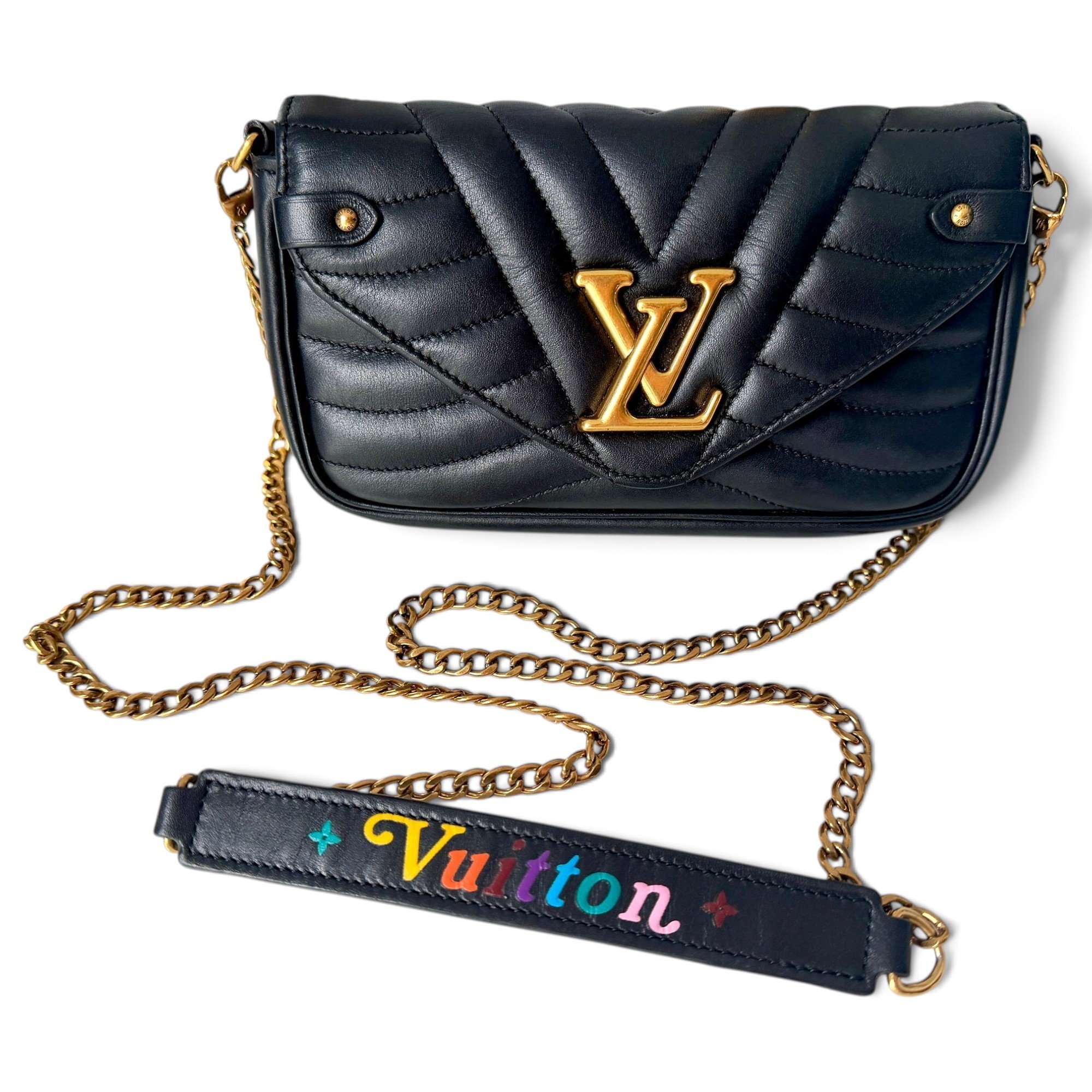New Wave leather crossbody bag