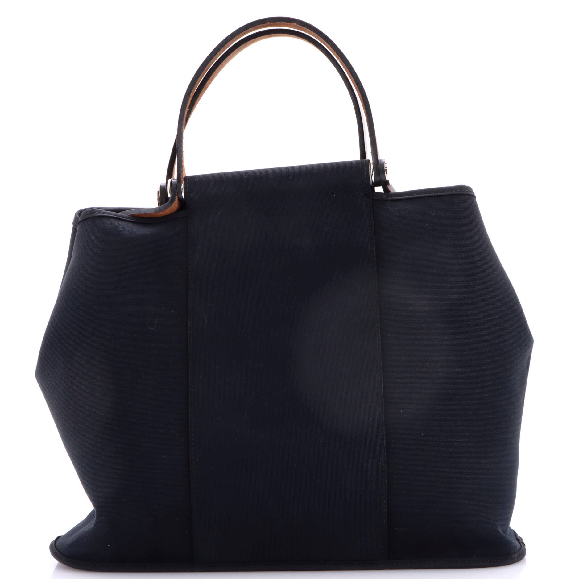 Cabag Handbag Toile and Leather 32
