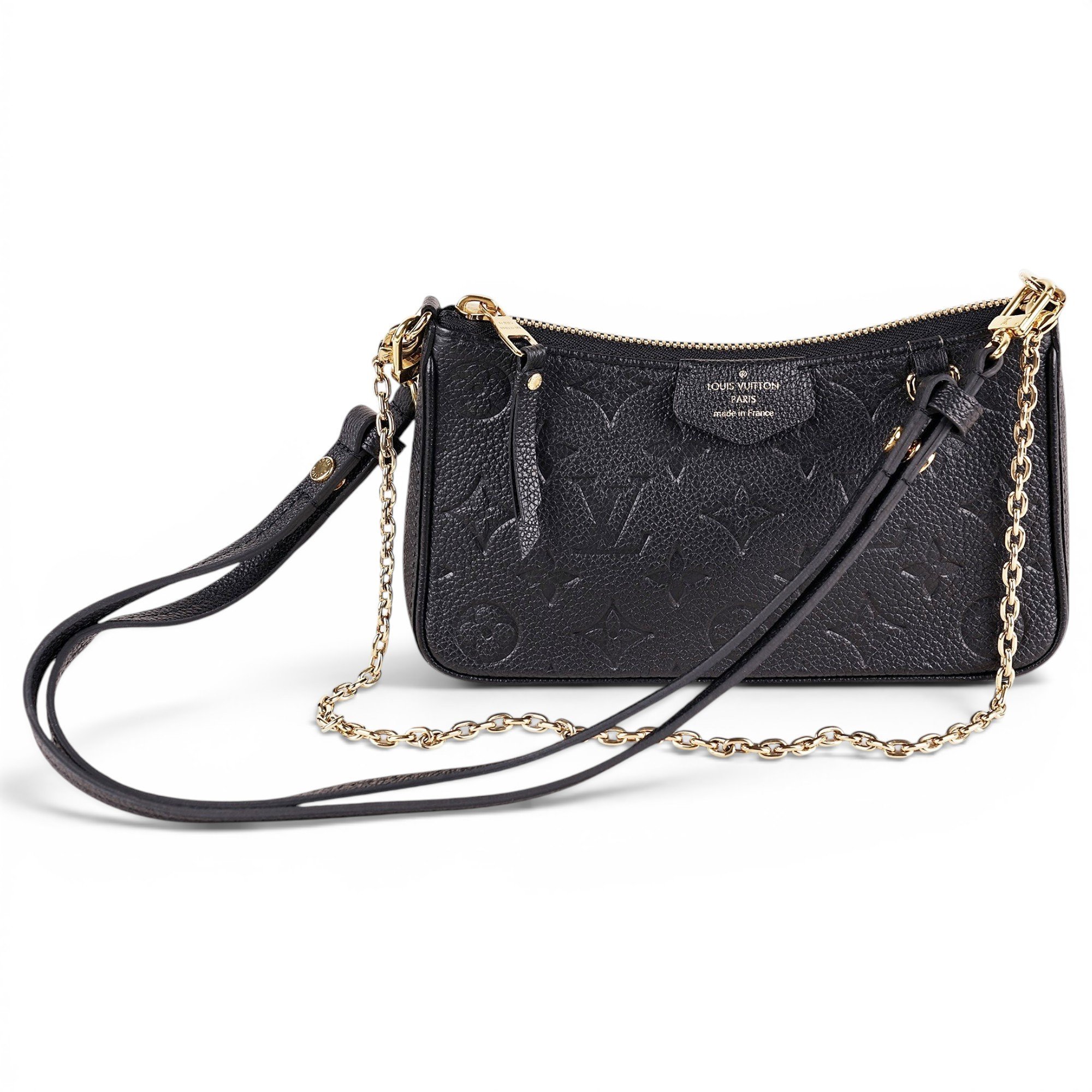 Easy Pouch On Strap leather handbag