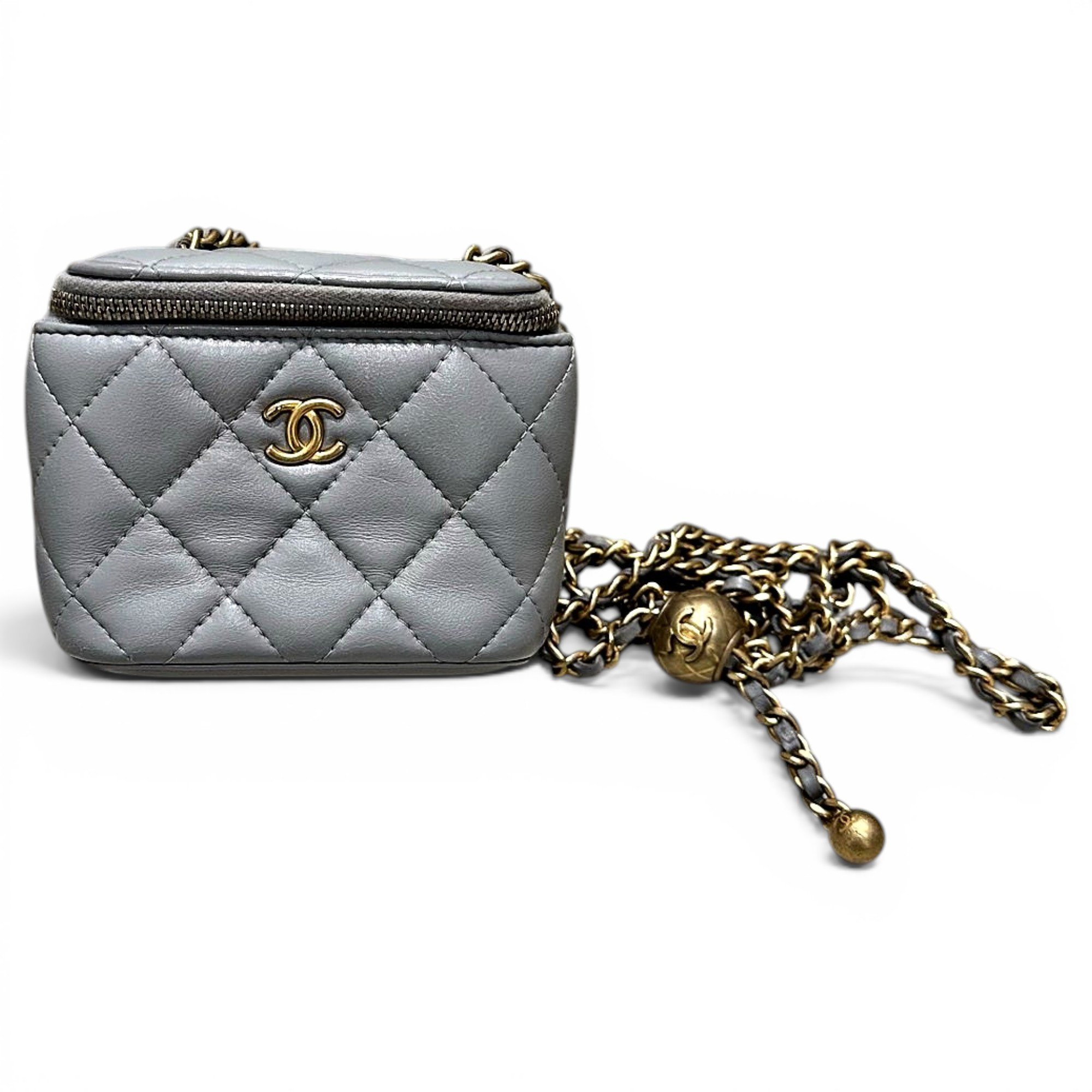 Trendy CC Vanity leather handbag