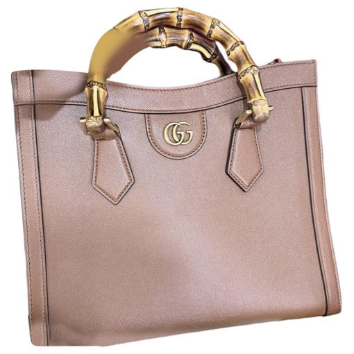 Diana Bamboo leather tote