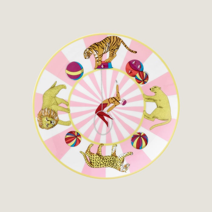 Sans Coloris Hermes Circus Dessert Plate