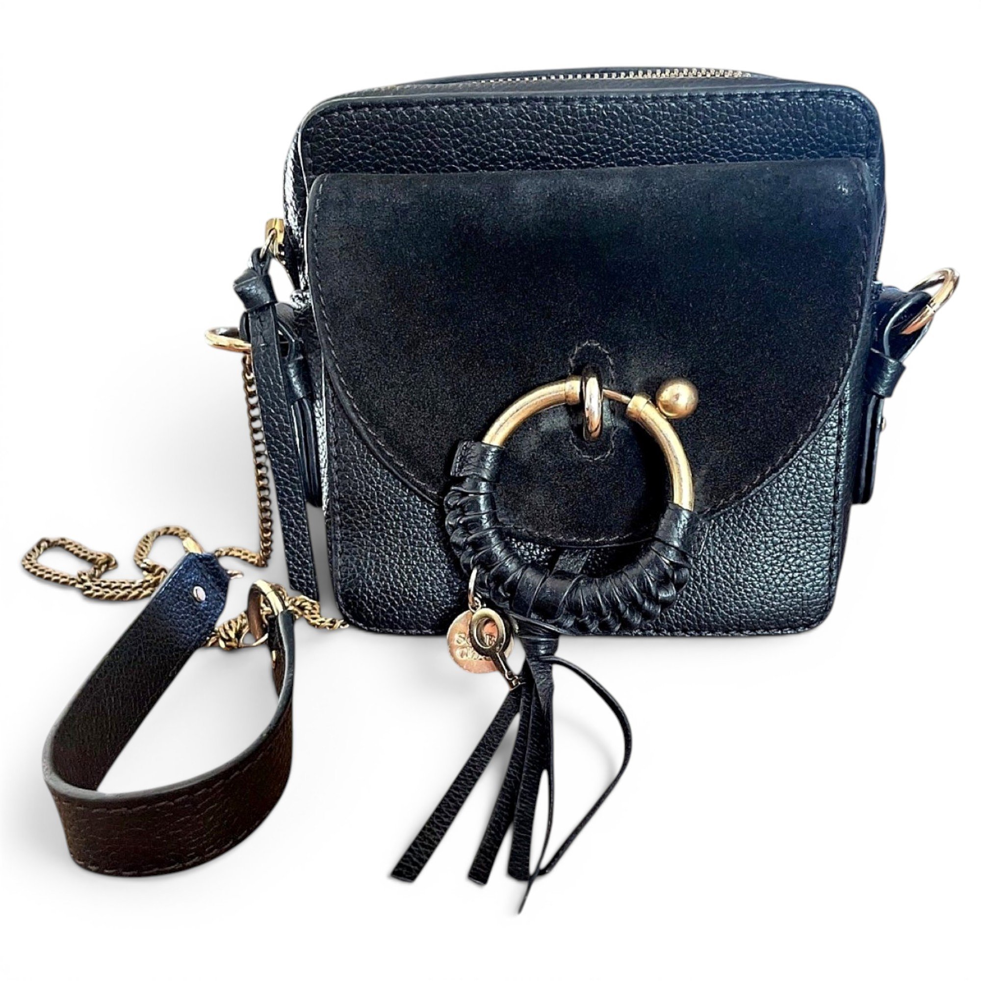 Joan leather crossbody bag