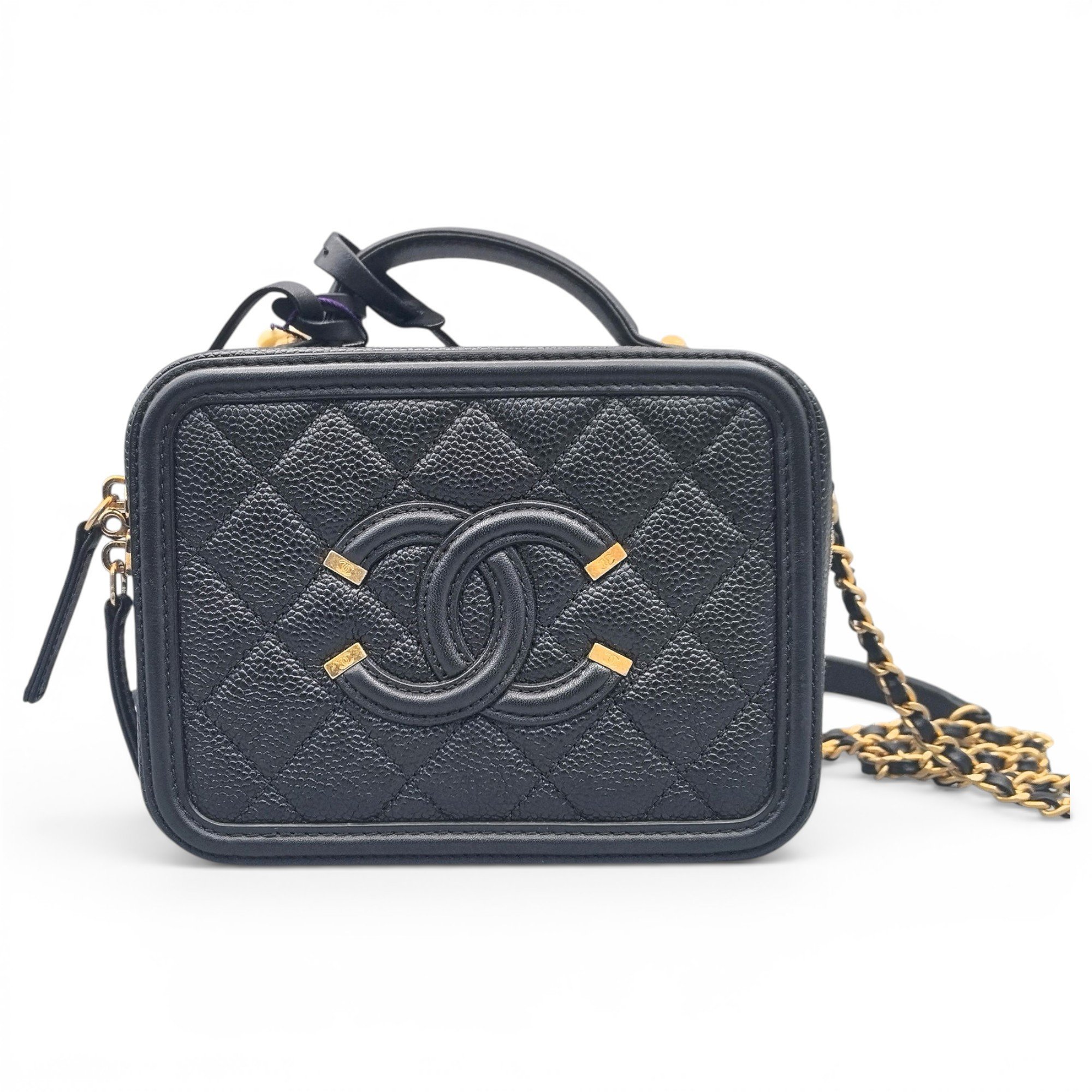 Chanel Vanity leather handbag
