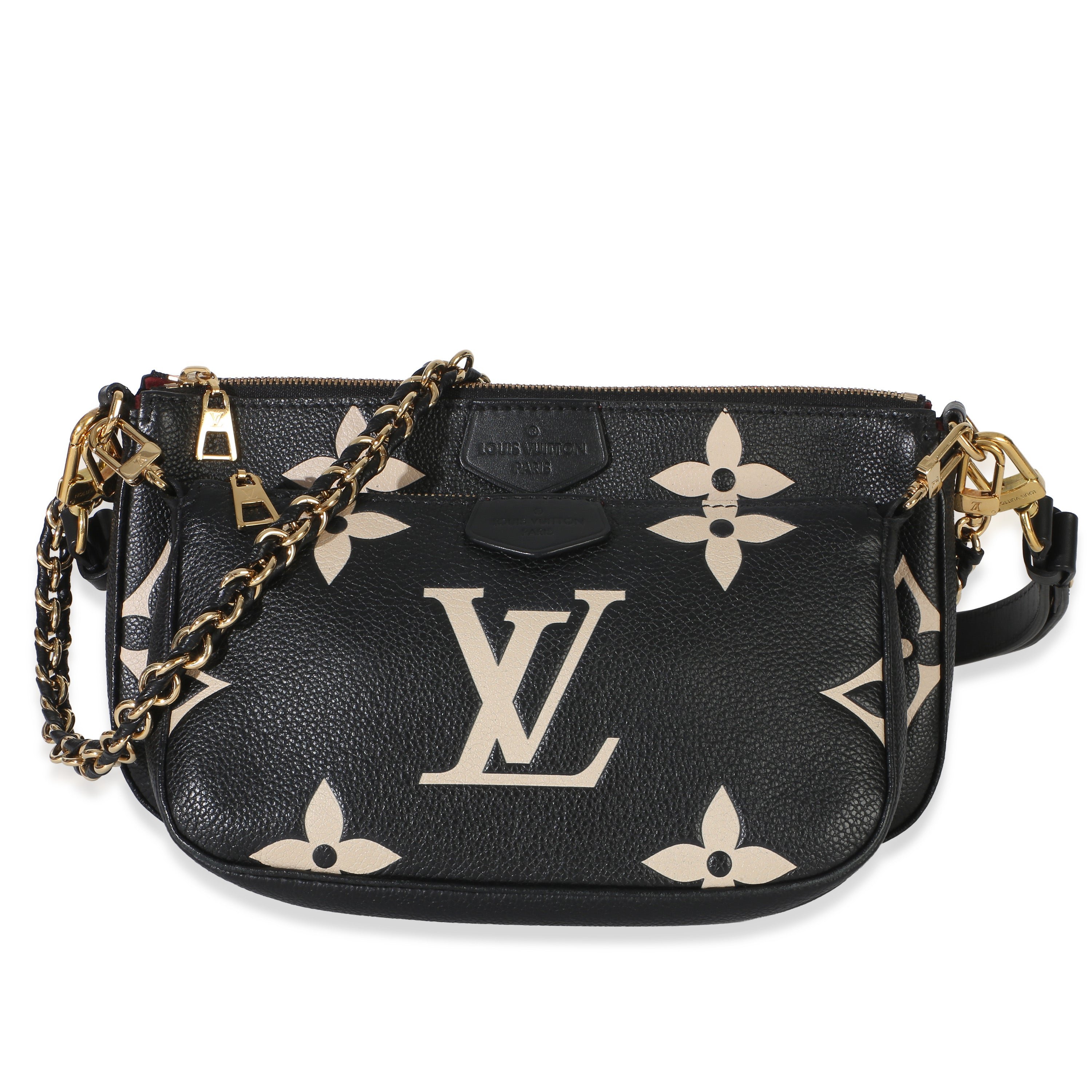 Beige Black Monogram Empreinte Multi Pochette Accessoires