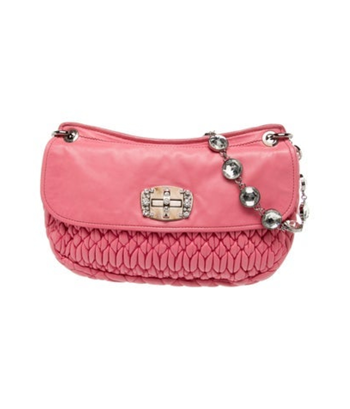 Miu Miu Miu Leather Shoulder Bag