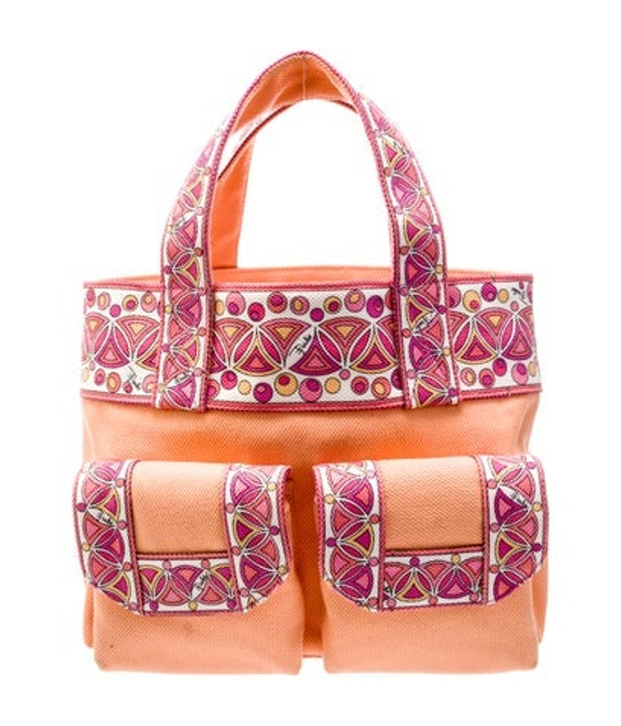 Tory Burch Burch Canvas Top Handle Bag