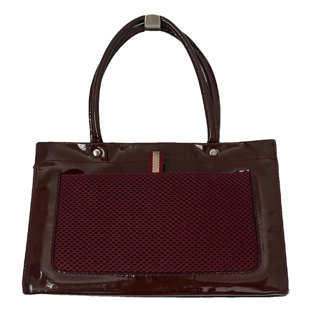 Patent leather handbag