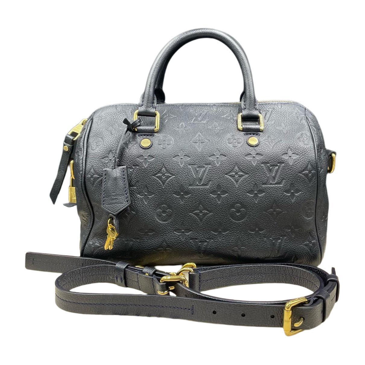 Speedy leather handbag