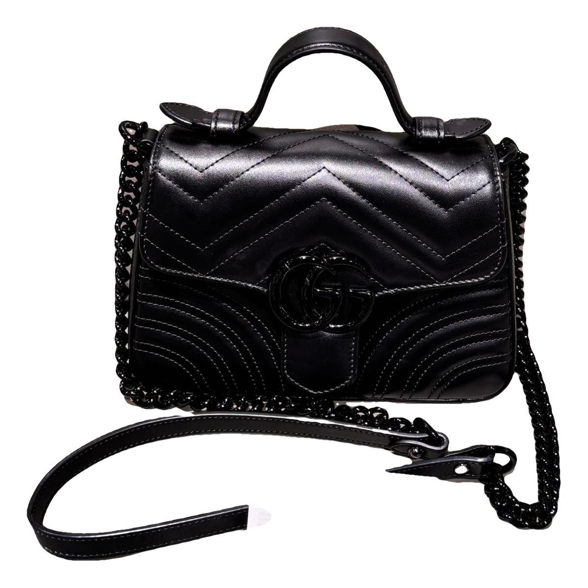 GG Marmont Flap leather handbag
