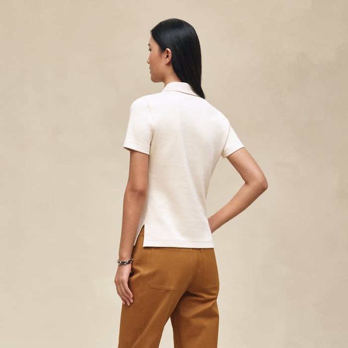 Blanc Cassé Short-sleeve Polo Shirt