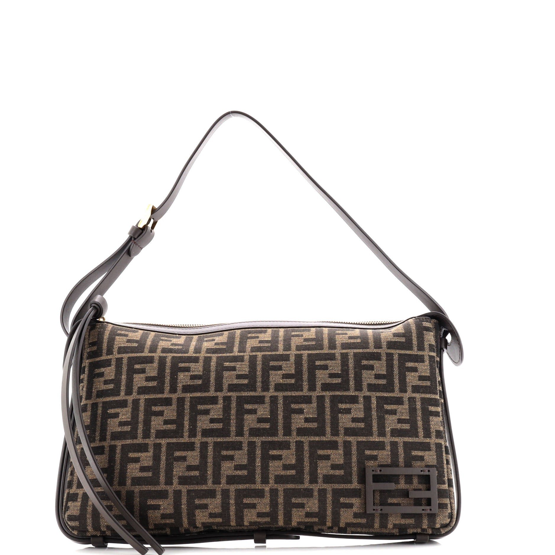 Fendi Simply Shoulder Bag Zucca Canvas Medium