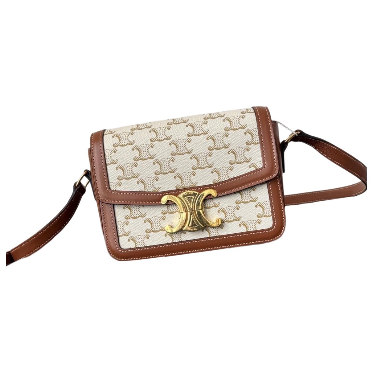 Triomphe leather handbag