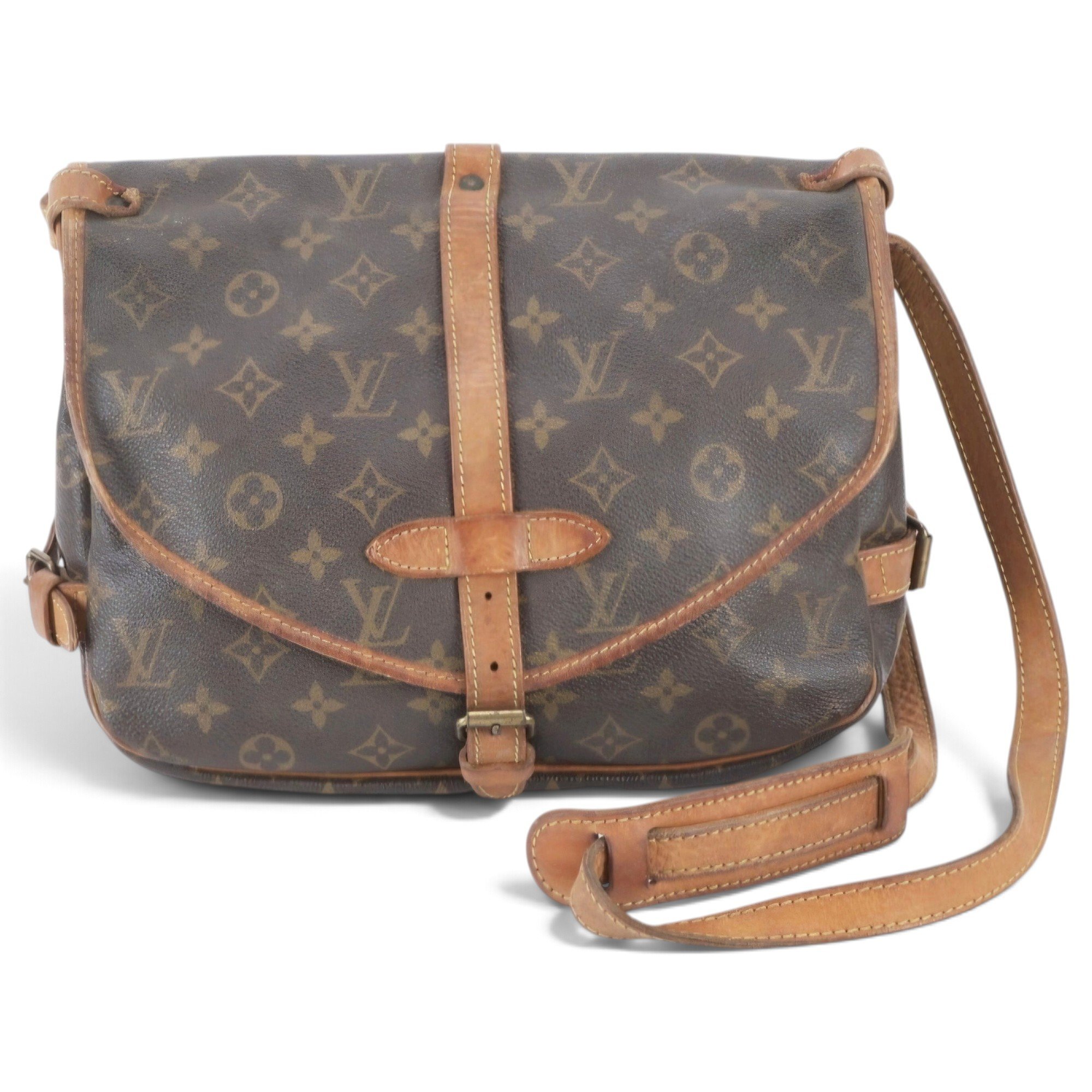 Saumur leather crossbody bag