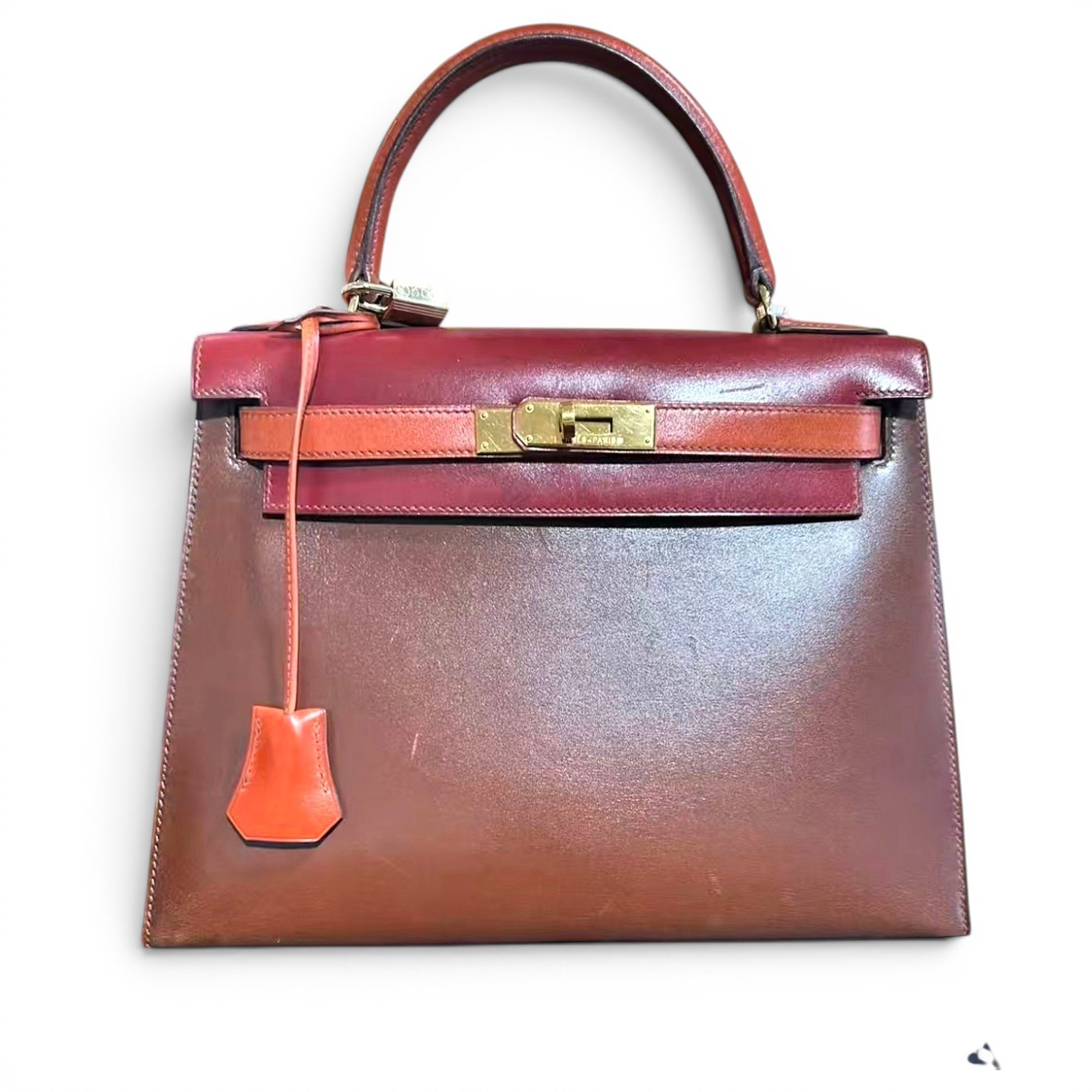 Kelly 32 leather handbag