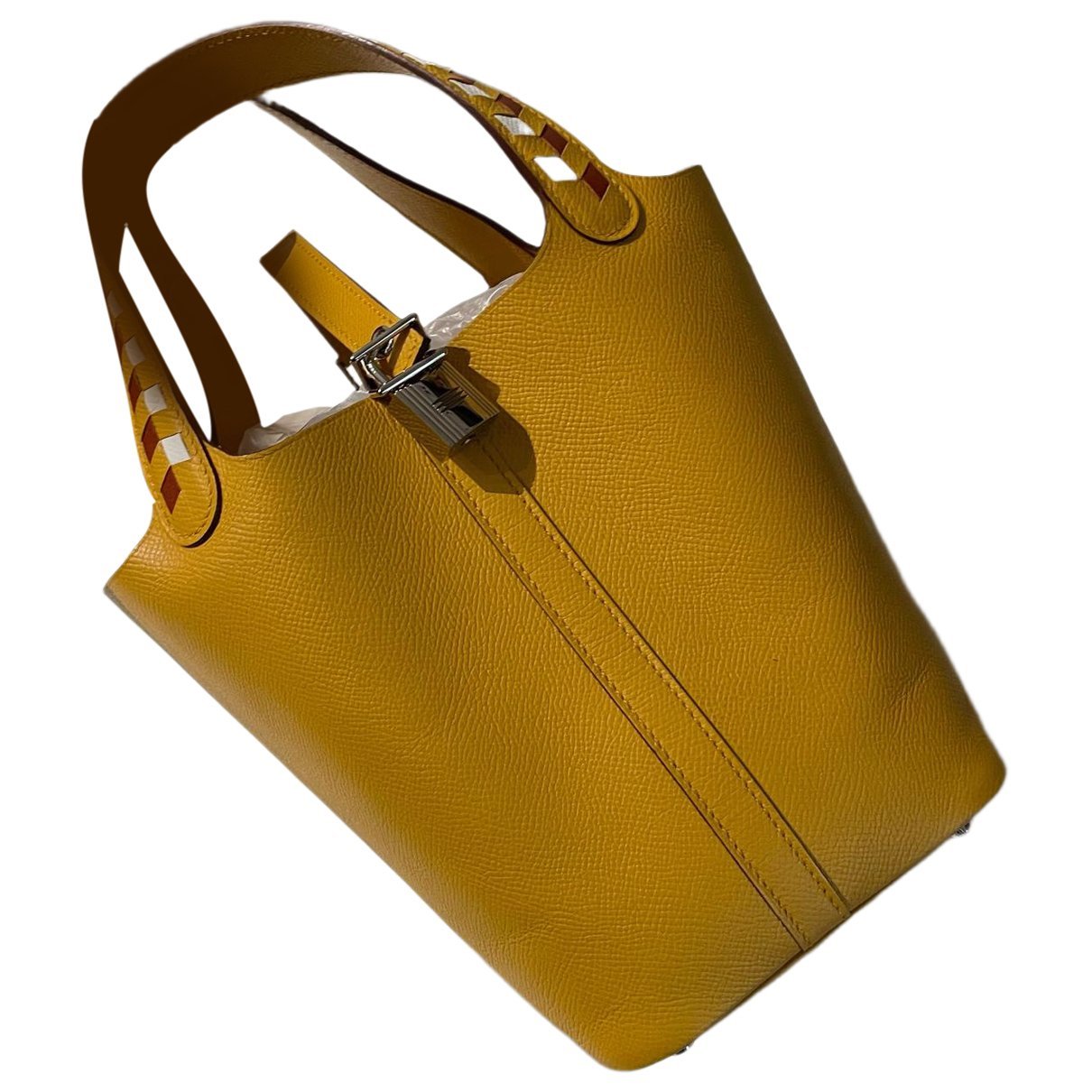 Picotin leather handbag