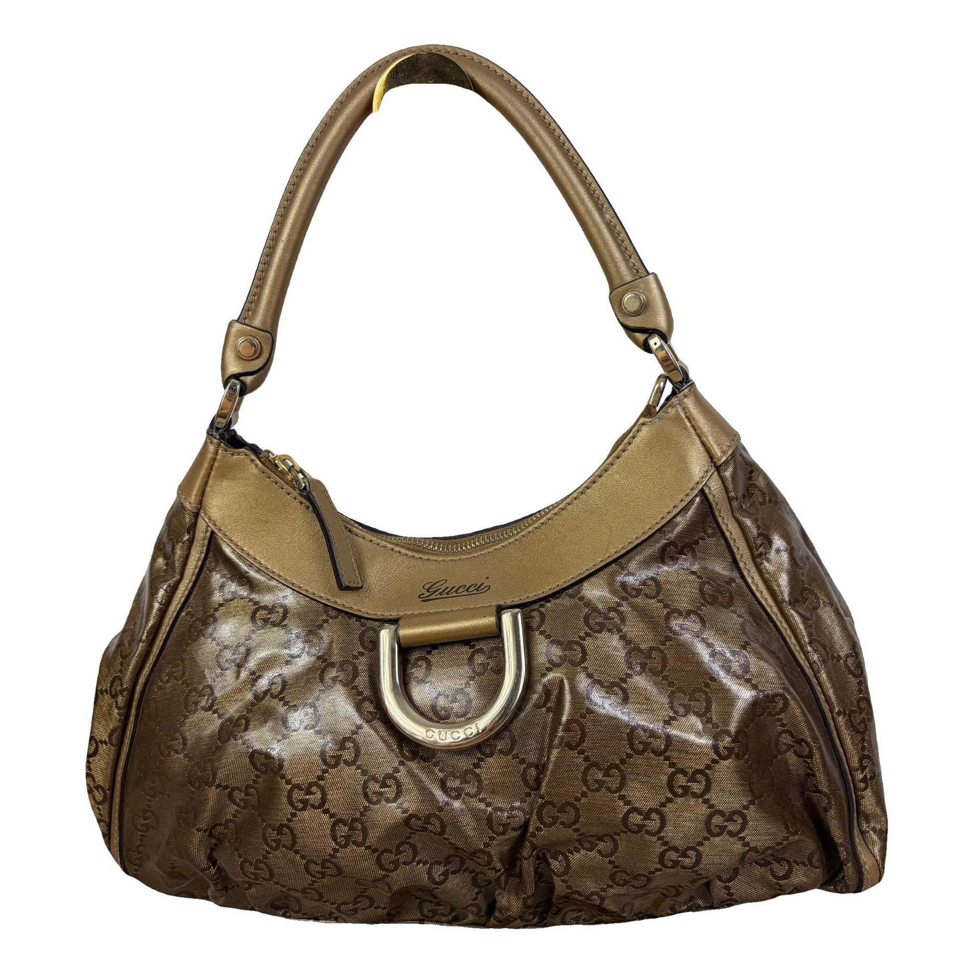 D-Ring leather handbag