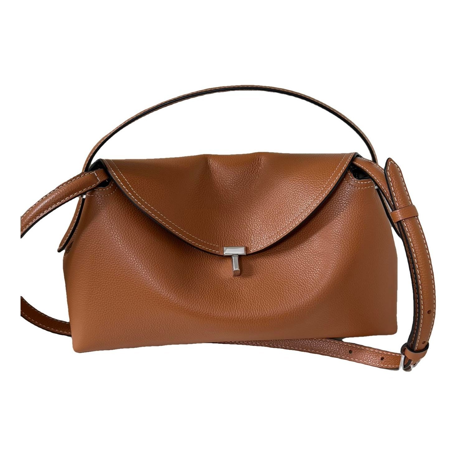 T-Lock leather handbag