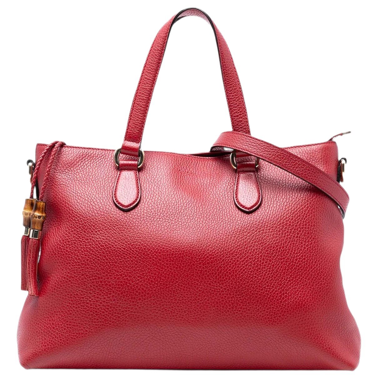 Bamboo leather satchel