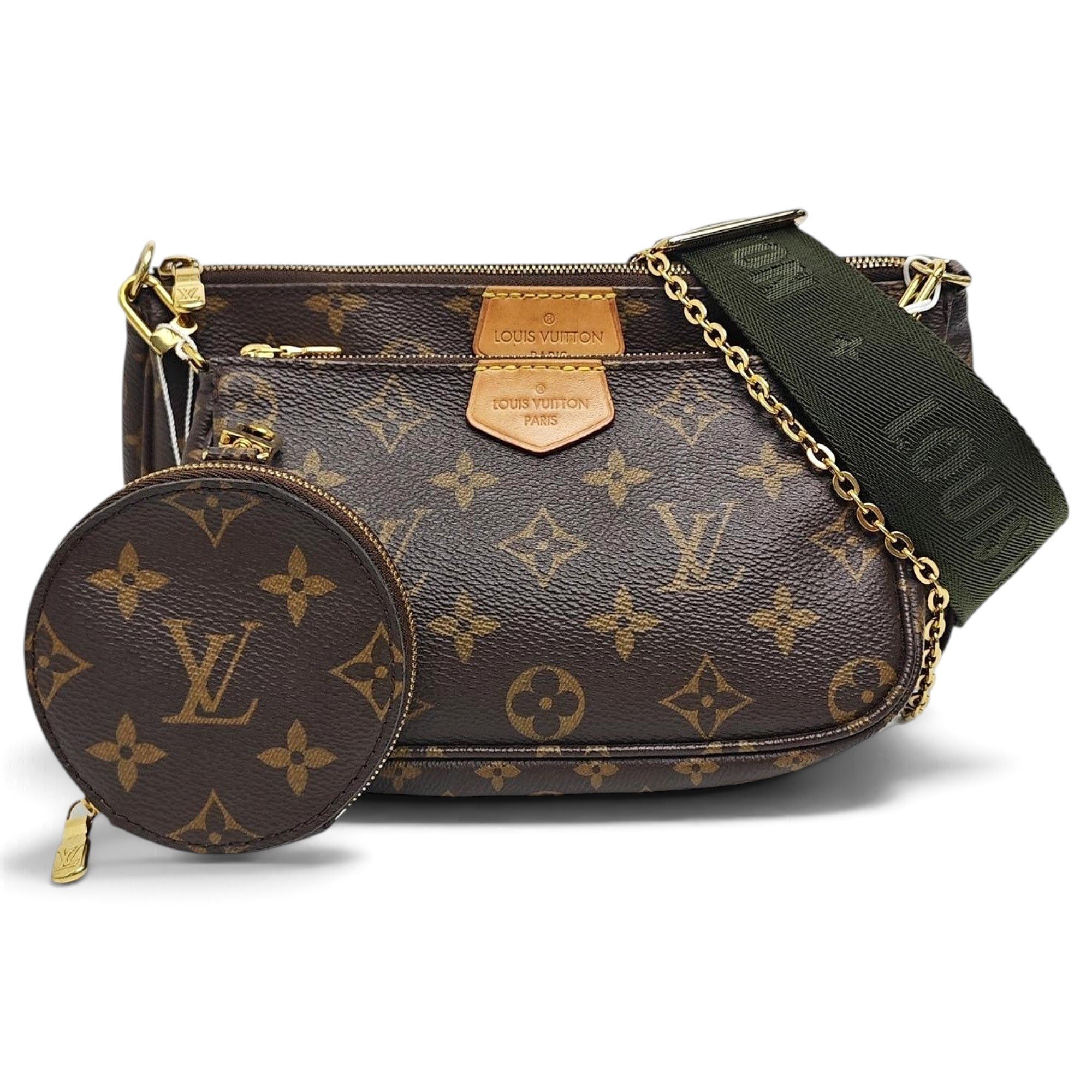 Maxi Multi Pochette Accessoires leather handbag