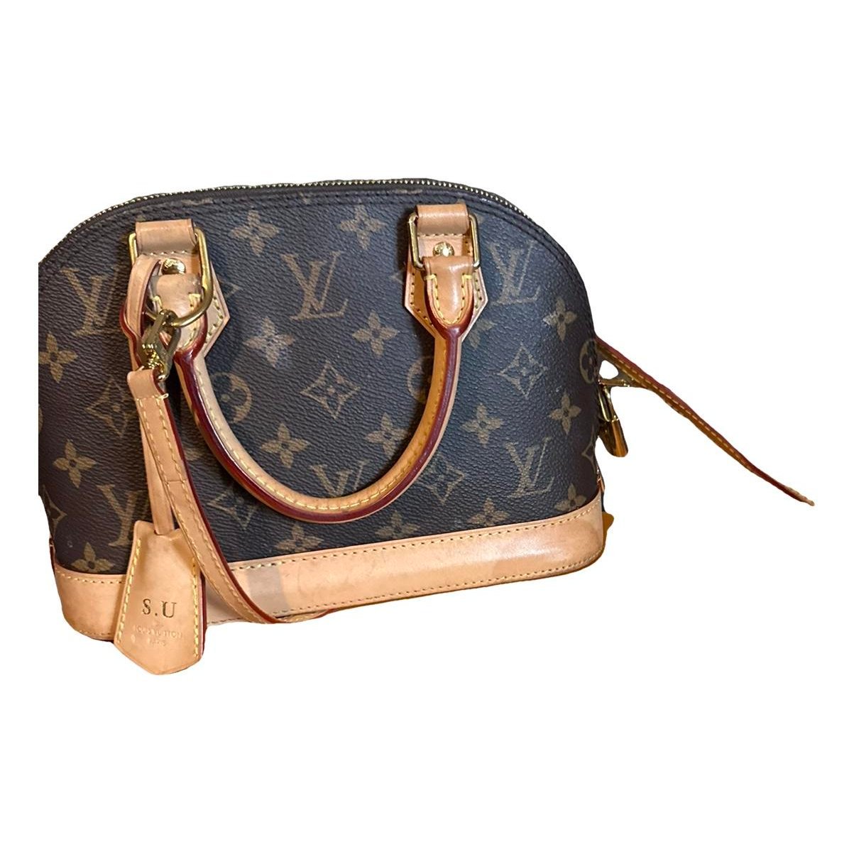 Alma leather handbag