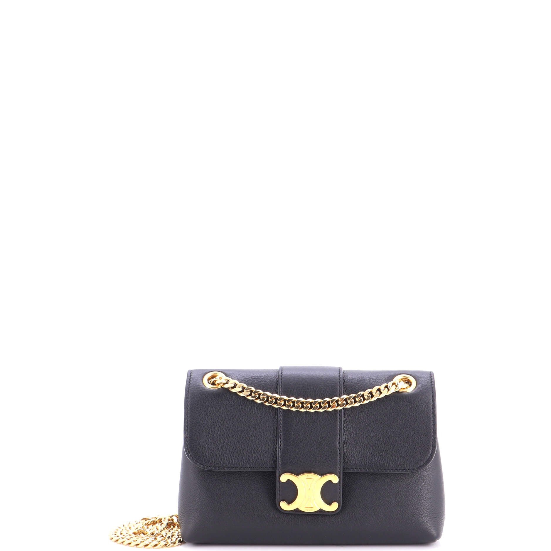 Victoire Flap Shoulder Bag Leather Teen