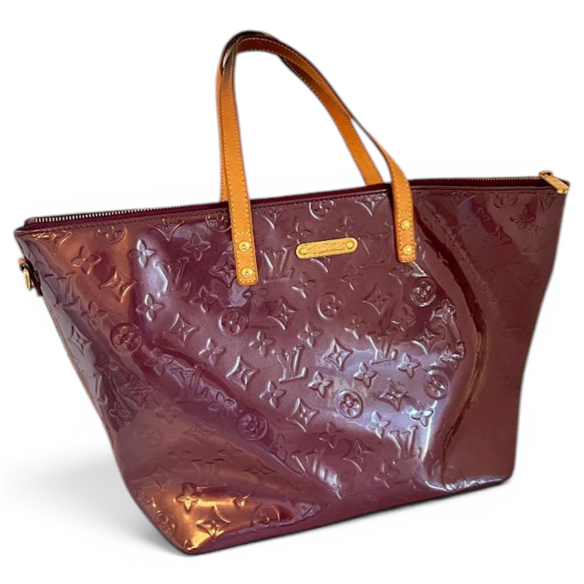 Bellevue patent leather tote
