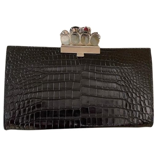 Alexander McQueen Leather clutch bag