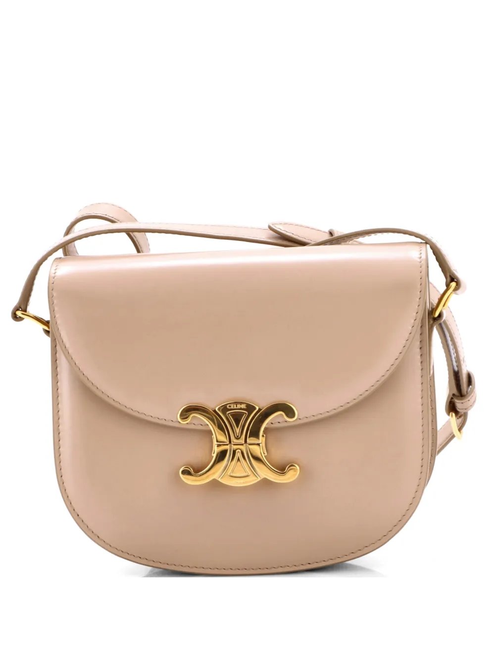Triomphe Besace Clea Flap Bag Leather shoulder bag