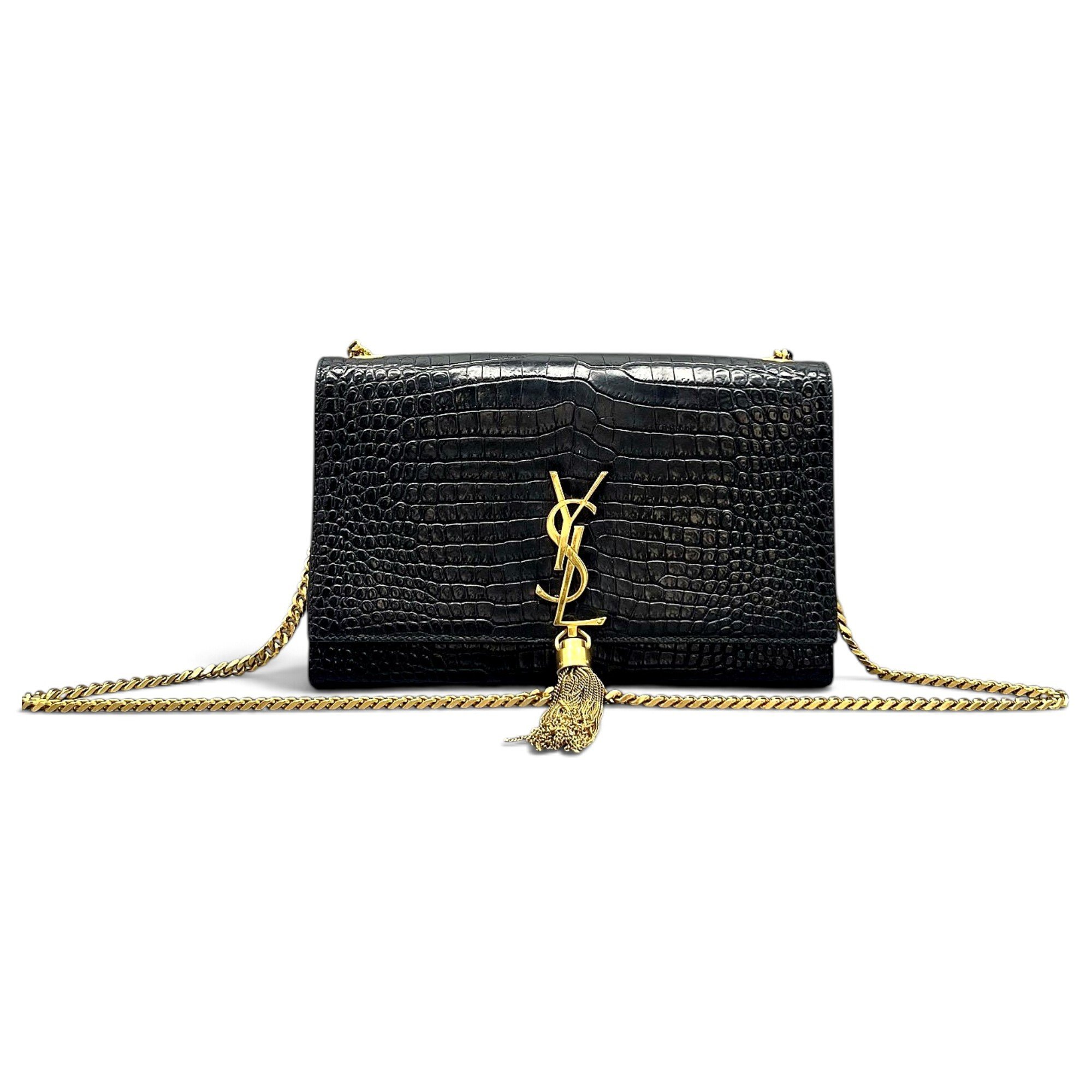 Pompom Kate leather crossbody bag