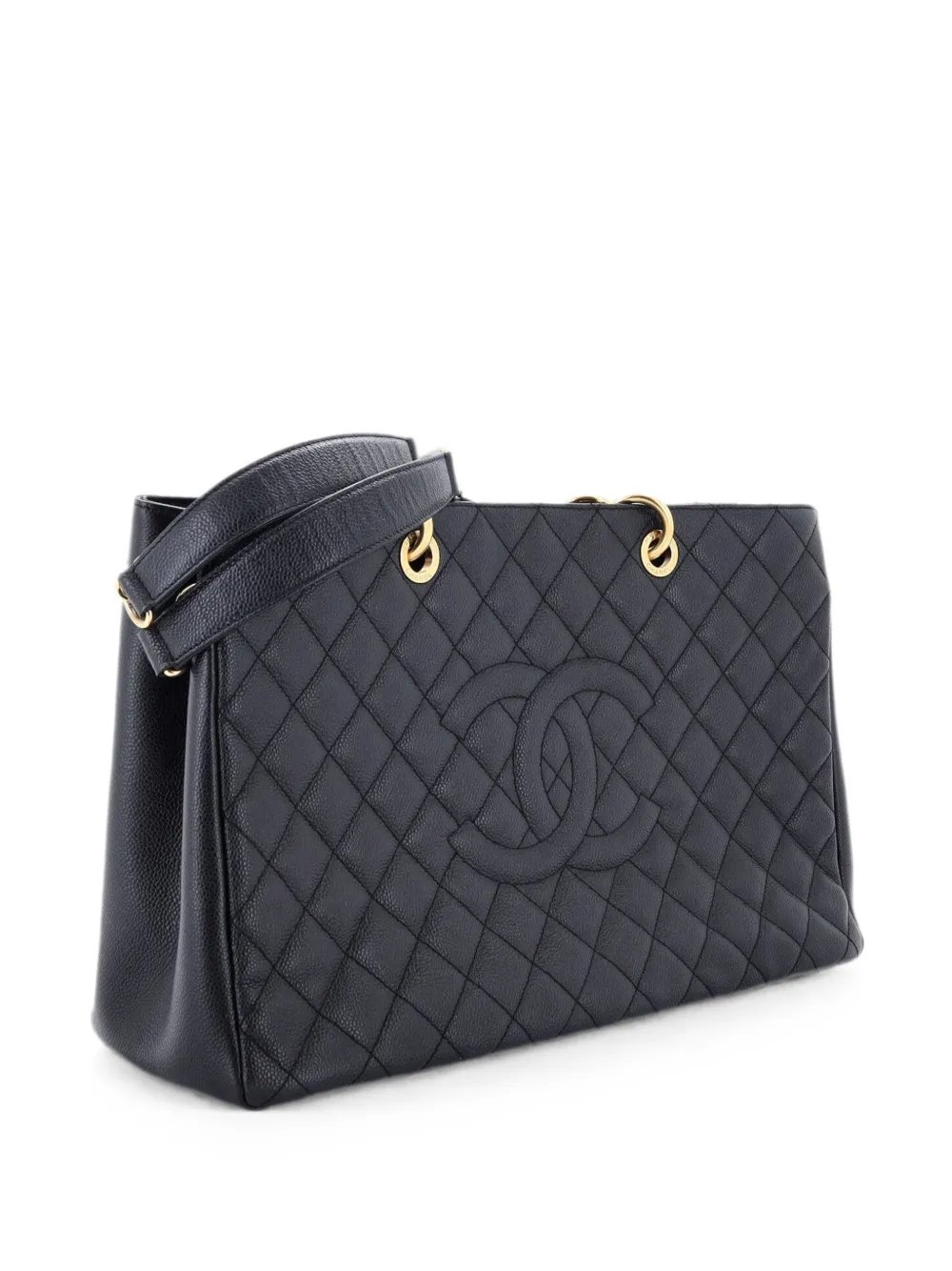 Grand Shopping Quilted Caviar XL tote bag