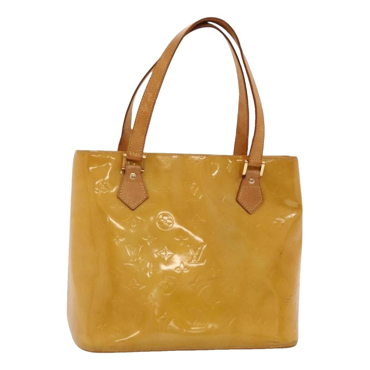 Patent leather handbag