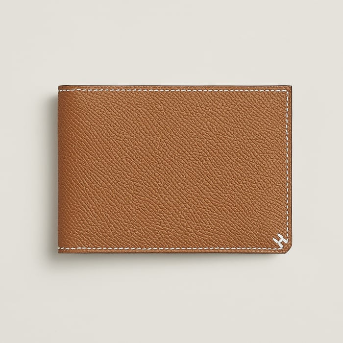 Gold H Sellier Card Holder