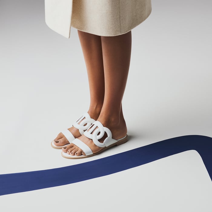 Blanc Lagune Sandal