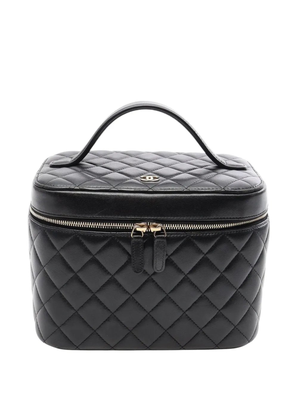 2016-2017 CC Quilted Lambskin vanity bag