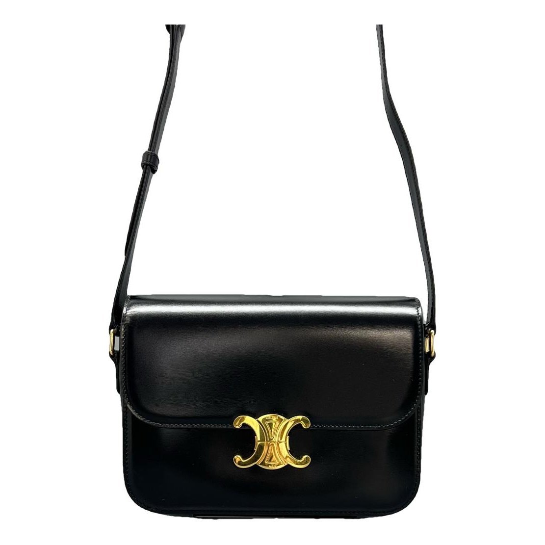 Triomphe leather handbag