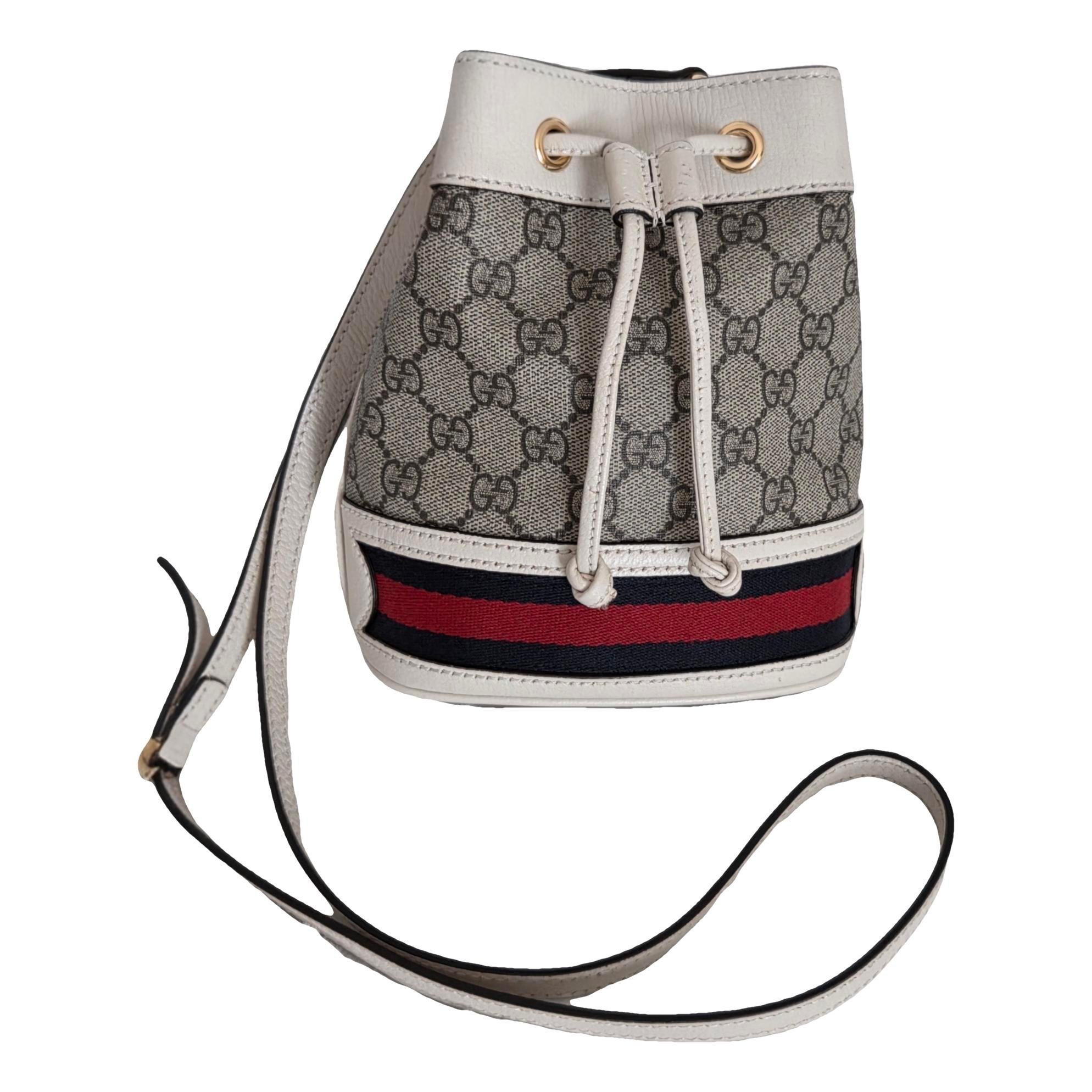 Ophidia Bucket leather crossbody bag